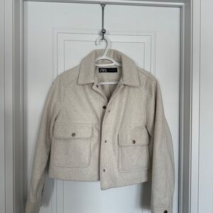 Zara Women’s Cropped Blazer Jacket